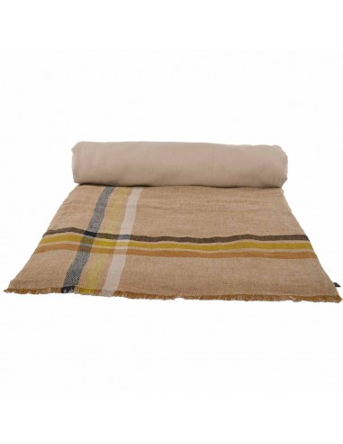 Malibu Bettbezug aus gewaschenem Leinen, 85 x 200 cm – 4 Farben – Haomy pas chere