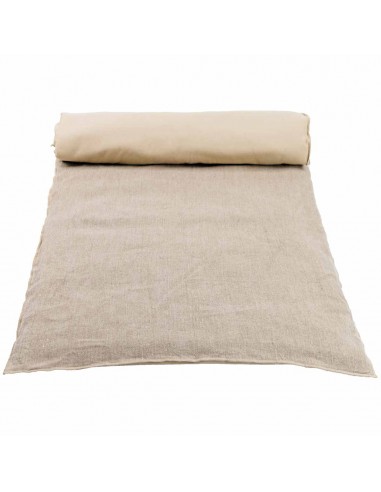 Chennai washed linen duvet cover 85x200 cm - 14 colors - Haomy l'achat 