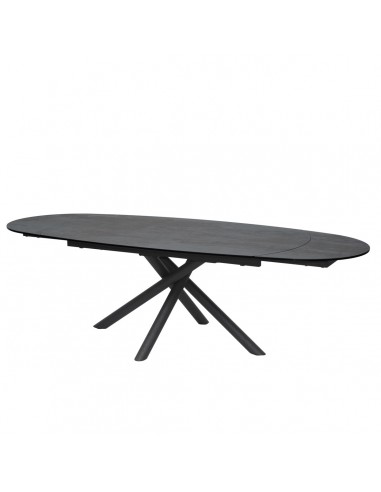 Willard Extendable Ceramic Table Bronze Black - Home Beddings and Curtains JUSQU'A -70%! 