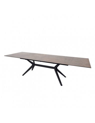 Yorke extendable ceramic table Rust gray - Home Beddings and Curtains livraison et retour toujours gratuits